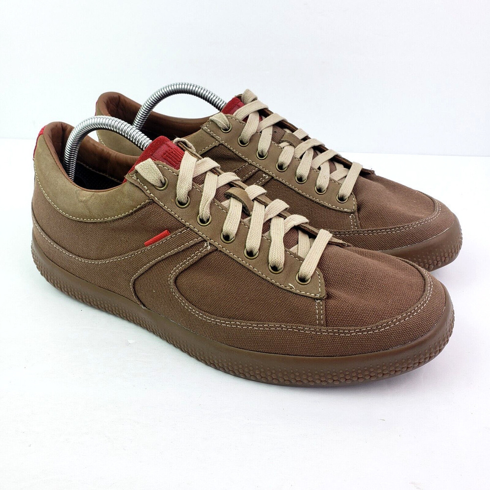 FitFlop Ffbuzz Mens Size 11 Brown Lace Up Casual Sneaker Shoes 386-286